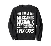 I Fix Cars divertido ortografía de un coche mecánico retro regalo Sudadera