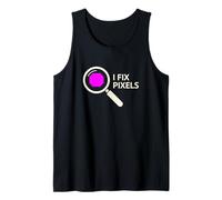 I Fix Pixels Image Editor Artista Digital Diseñador gráfico Camiseta sin Mangas