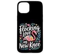 I Flocking Love My New Knee Post Surgery Recovery - Carcasa para iPhone 15 Plus