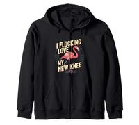I Flocking Love My New Knee Post Surgery Recovery --- Sudadera con Capucha