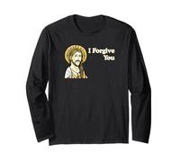I Forgive You Kind Cita Jesús Meme Icono Cristiano Manga Larga