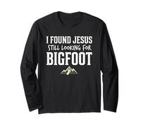 I Found Jesus Still Looking for Bigfoot Funny Christian Manga Larga