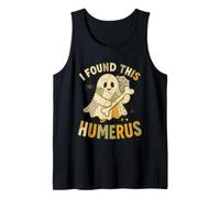 I Found This Humerus Funny Ghost Patchwork Halloween Camiseta sin Mangas