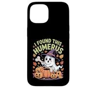 I Found This Humerus Ghost Cute Funny Scary Juego de Palabras de Halloween Carcasa para iPhone 15
