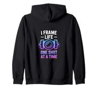 I Frame Life One Shot AT A Time Sudadera con Capucha