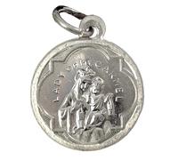 I G J LOTE DE MEDALLAS ESCAPULARES - NUESTRA SEÑORA DEL CARMELO- 100% MADE IN ITALY (10)