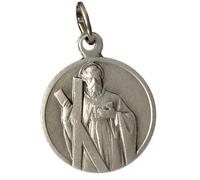 I G J MEDALLA DE SAN ANDRÉS APÓSTOL - MEDALLAS DE LOS SANTOS PATRONOS - 100% HECHAS EN ITALIA