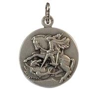 I G J MEDALLA DE SAN JORGE MÁRTIR - LAS MEDALLAS DE LOS SANTOS PATRONES - 100% MADE IN ITALY