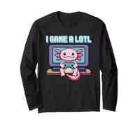 I Game A Lotl, Gamesolotl, Funny Kawaii Axolotl Gaming Manga Larga
