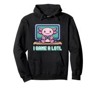 I Game A Lotl, Gamesolotl, Funny Kawaii Axolotl Gaming Sudadera con Capucha