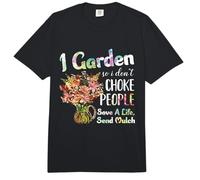 I Garden So I Dont Choke People - Gardening - Funny Gardener Comfort Colors Adult Heavyweight T-Shirt