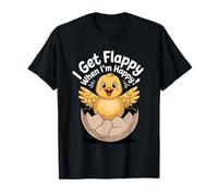 I Get Flappy When I'm Happy Cute Autism Awareness Bird Camiseta