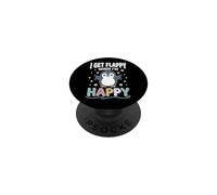 I Get Flappy When I'm Happy PopSockets PopGrip Adhesivo