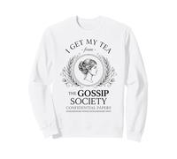 I Get My Tea from The Gossip Society Vintage Elegante Humor Sudadera