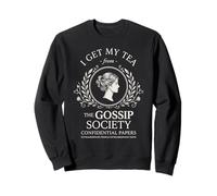 I Get My Tea from The Gossip Society Vintage Elegante Humor Sudadera