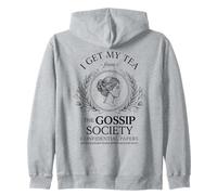 I Get My Tea from The Gossip Society Vintage Elegante Humor Sudadera con Capucha