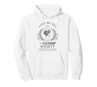 I Get My Tea from The Gossip Society Vintage Elegante Humor Sudadera con Capucha