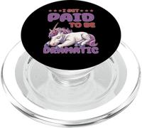 I Get Paid To Be Dramatic Actor de Teatro Artista PopSockets PopGrip para MagSafe