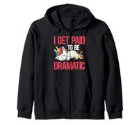I Get Paid To Be Dramatic Actor de Teatro Artista - Sudadera con Capucha