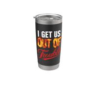 I Get Us Out of Trouble Set Vaso térmico de acero inoxidable de doble pared