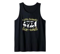 I Give Animals One Last Furwell Taxidermists Animal Stuffers Camiseta sin Mangas