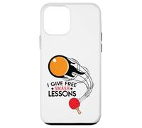 I Give Free Smash Lessons Funny Table Tennis Player Love Carcasa para iPhone 12 Mini