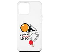 I Give Free Smash Lessons Funny Table Tennis Player Love Carcasa para iPhone 12 Pro MAX