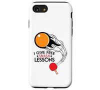 I Give Free Smash Lessons Funny Table Tennis Player Love Carcasa para iPhone SE (2020) / 7/8