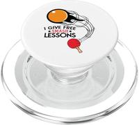 I Give Free Smash Lessons Funny Table Tennis Player Love PopSockets PopGrip para MagSafe