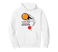 I Give Free Smash Lessons Funny Table Tennis Player Love Sudadera con Capucha