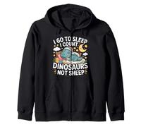 I Go To Sleep I Count Dinosaurs Not Sheep Sueños Sudadera con Capucha