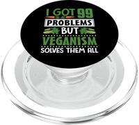 I Got 99 Problems But Veganism Solves - Vegano Vegetariano PopSockets PopGrip para MagSafe