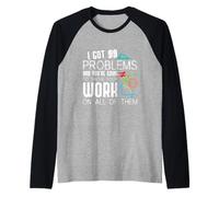 I Got 99 Problems Show Your Work Funny Tutor - Math Teacher Camiseta Manga Raglan