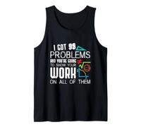 I Got 99 Problems Show Your Work Funny Tutor - Math Teacher Camiseta sin Mangas