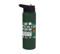 I Got 99 Problems Show Your Work Funny Tutor - Math Teacher Stainless Steel Insulated Water Bottle