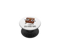 I Got Log-a-Rhythm Juego de Palabras matemáticas Divertido PopSockets PopGrip Adhesivo
