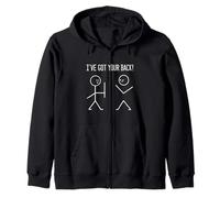 I Got Support Your Back Friendly Persona Sudadera con Capucha