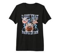 I Got That Dawg In Me Baby Pygmy Hippo Heavy Metal Camiseta Premium
