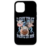 I Got That Dawg In Me Baby Pygmy Hippo Heavy Metal Carcasa para iPhone 12/12 Pro