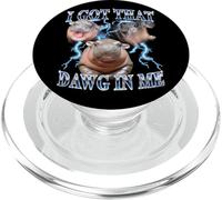 I Got That Dawg In Me Baby Pygmy Hippo Heavy Metal PopSockets PopGrip para MagSafe