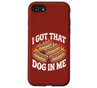 I Got That Dog In Me Flaming Hotdog Love Grill Grill Carcasa para iPhone SE (2020) / 7/8