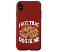 I Got That Dog In Me Flaming Hotdog Love Grill Grill Carcasa para iPhone XS MAX