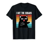 I Got The Sugar Joke Funny Diabetes Concientización Diabetes Gato Camiseta