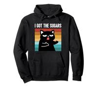 I Got The Sugar Joke Funny Diabetes Concientización Diabetes Gato Sudadera con Capucha