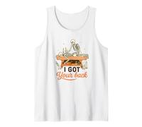I Got Your Back Skeleton Massage Therapist Halloween Pun Camiseta sin Mangas