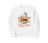 I Got Your Back Skeleton Massage Therapist Halloween Pun Sudadera
