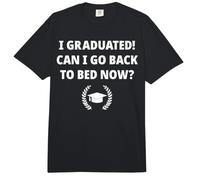 I Graduated Can I Go Back To Bed Now Humor de graduación Divertido Comfort Colors Adult Heavyweight T-Shirt