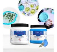 I-GUM FAST: Goma Silicona En Pasta Para Moldes (200g) Atóxica y Ultra Rápida (5 minutos) - Compatible con Epoxi, Poliuretano, Cera, Jabón, Yeso, Cemento - Dureza 24 Shores