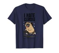 I Hate Cardio Pug Camiseta