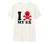 I Hate My Ex Girlfriend Boyfriend Parodia Separate Divorce Camiseta Premium